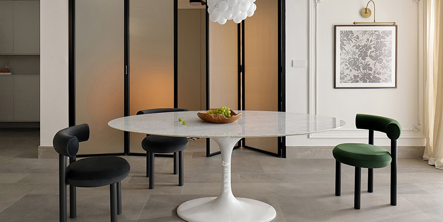 中交融成140㎡法式風格三居室裝修案例