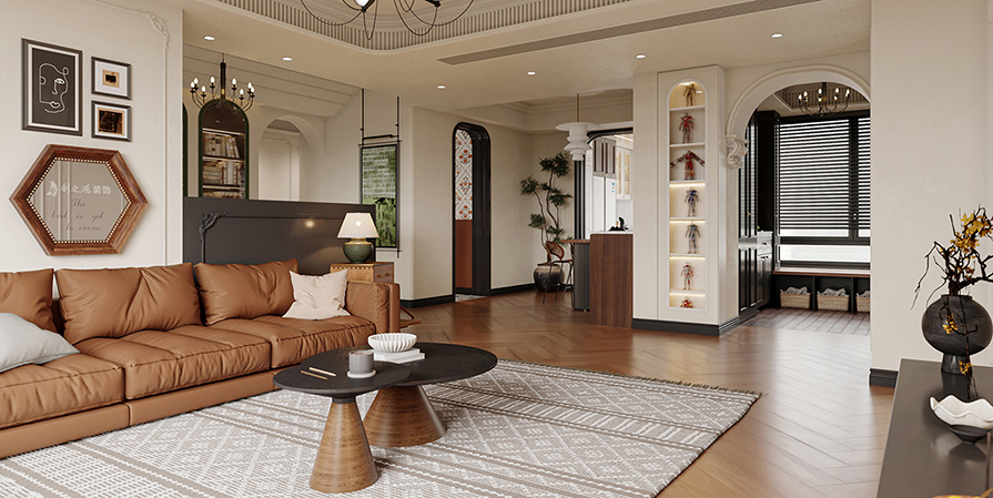 【原創(chuàng)】遠洋新天地家園196㎡法式復(fù)古風(fēng)格裝修案例