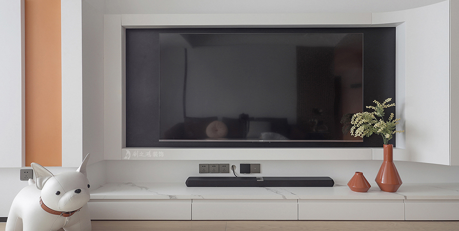 十里觀瀾96㎡現(xiàn)代簡約風格三居室裝修案例