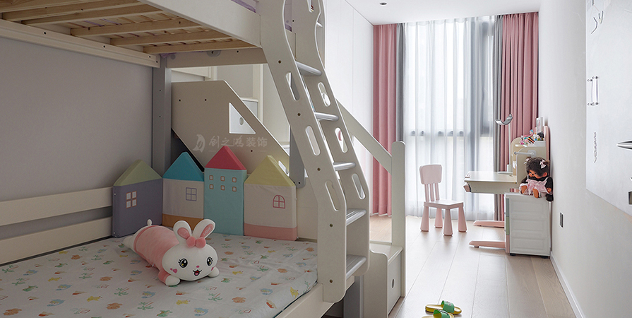 十里觀瀾96㎡現(xiàn)代簡約風格三居室裝修案例