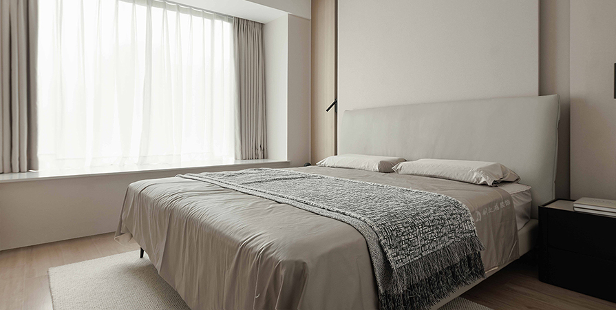 格調(diào)榴園121㎡現(xiàn)代極簡風格三居室裝修案例