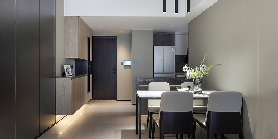 中交春風景里112㎡現(xiàn)代簡約風格三居室裝修案例