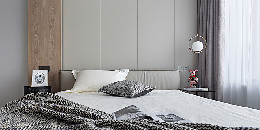 中交春風景里112㎡現(xiàn)代簡約風格三居室裝修案例