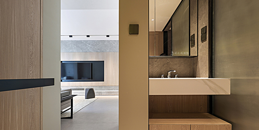 中交春風景里112㎡現(xiàn)代簡約風格三居室裝修案例