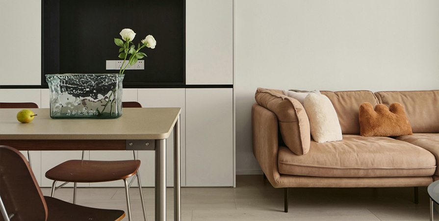 中交春風景里100㎡現代簡約風格三居室裝修案例