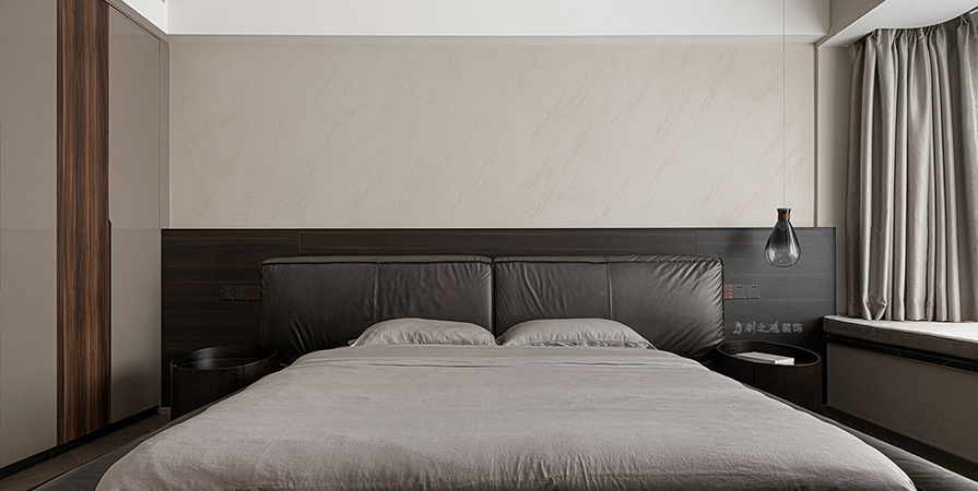 花語瀾廷139㎡現(xiàn)代極簡風格三居室裝修案例