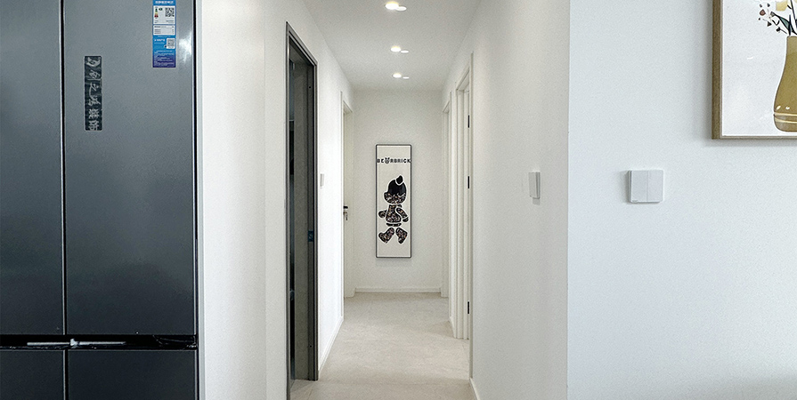 花語尚東89㎡現代簡約風格三居室實景案例