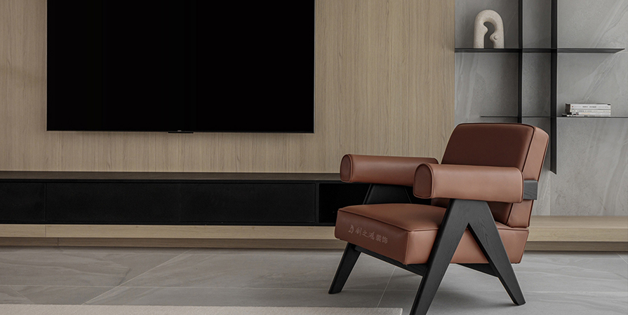 西派國印130㎡現(xiàn)代風格三居室裝修案例