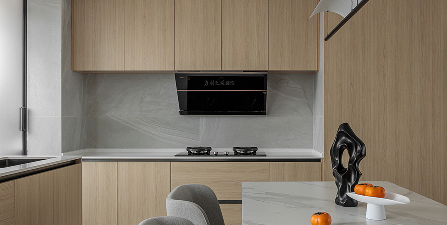 西派國印130㎡現(xiàn)代風格三居室裝修案例