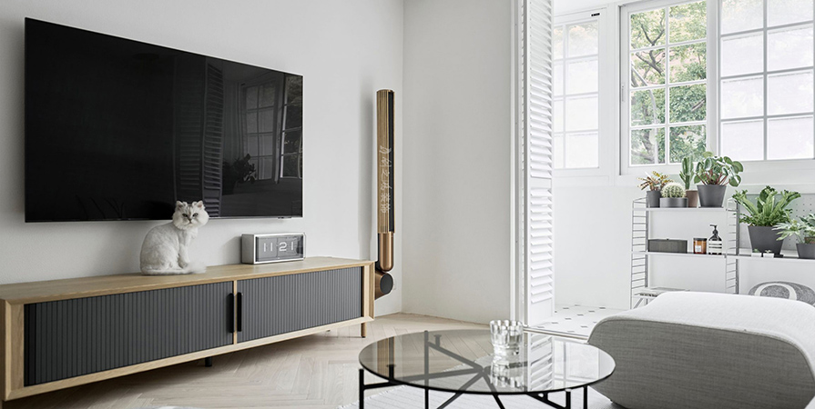 格調(diào)步庭128㎡北歐風格三居室裝修案例