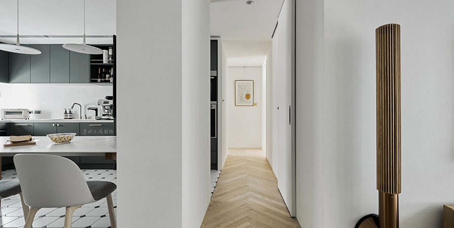 格調(diào)步庭128㎡北歐風格三居室裝修案例