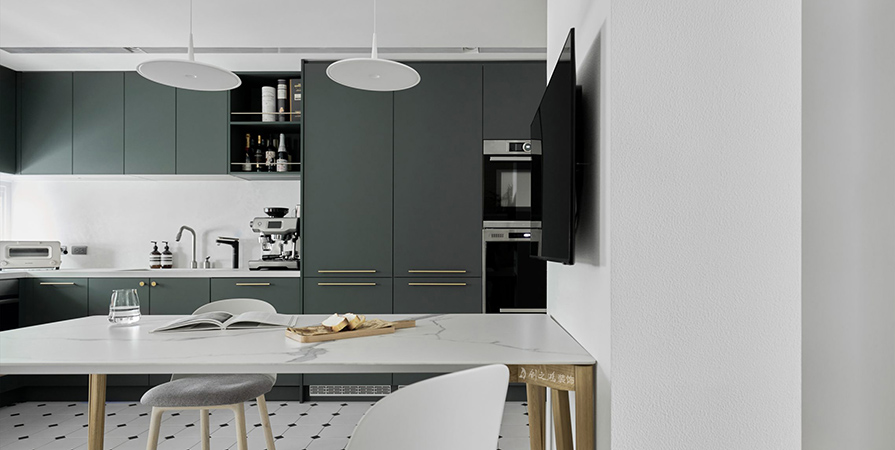 格調(diào)步庭128㎡北歐風格三居室裝修案例