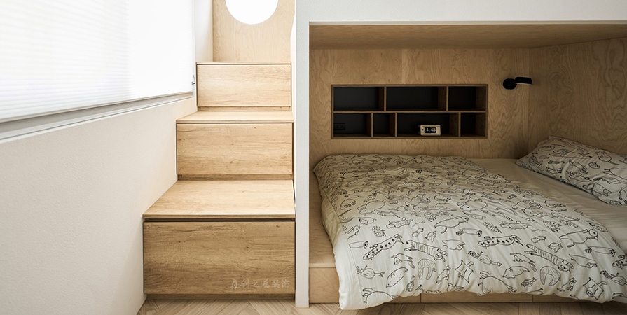 格調(diào)步庭128㎡北歐風格三居室裝修案例