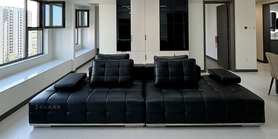 保利和光塵樾127㎡現(xiàn)代風格三居室實景案例