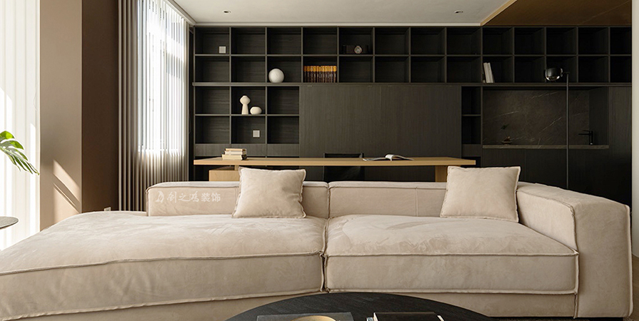 中儲城邦187㎡現(xiàn)代風(fēng)格下疊別墅裝修案例