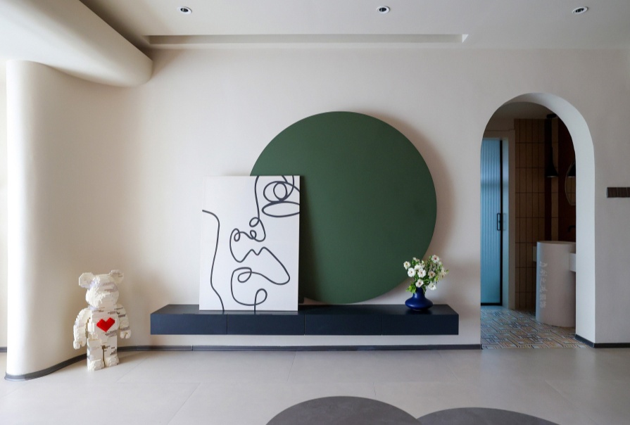 中海左岸源境82㎡現(xiàn)代風格兩居室裝修案例