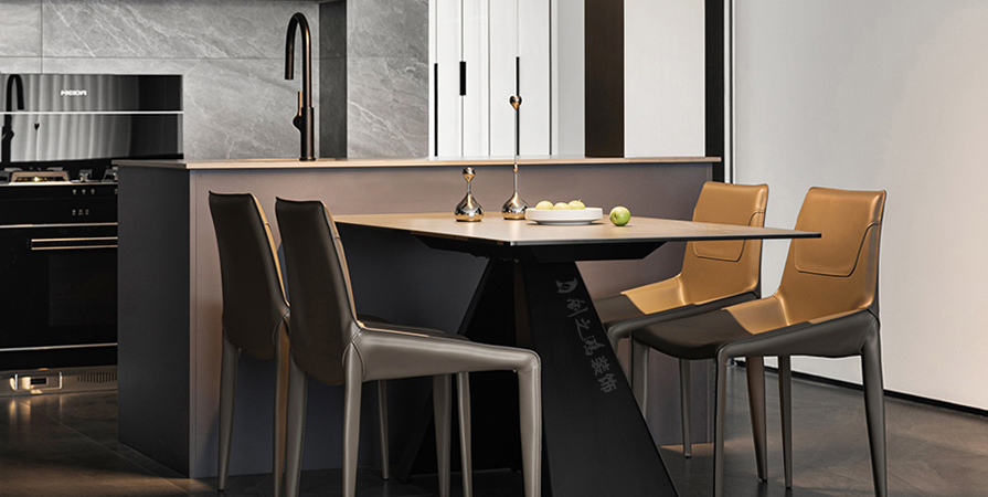 鵬飛南開學苑127㎡現代風格三居室裝修案例