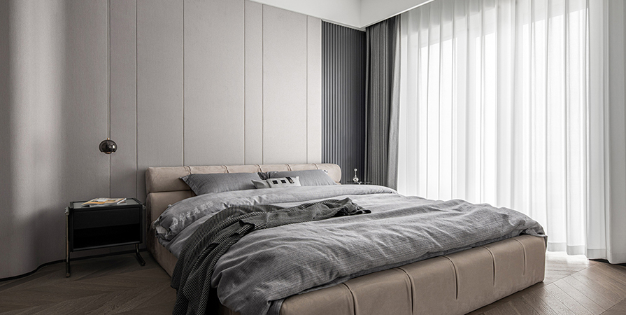 鵬飛南開學苑127㎡現代風格三居室裝修案例