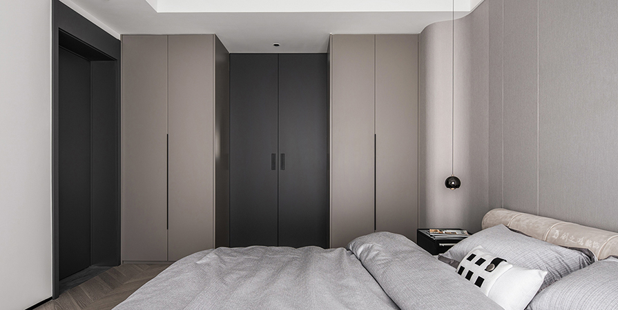 鵬飛南開學苑127㎡現代風格三居室裝修案例