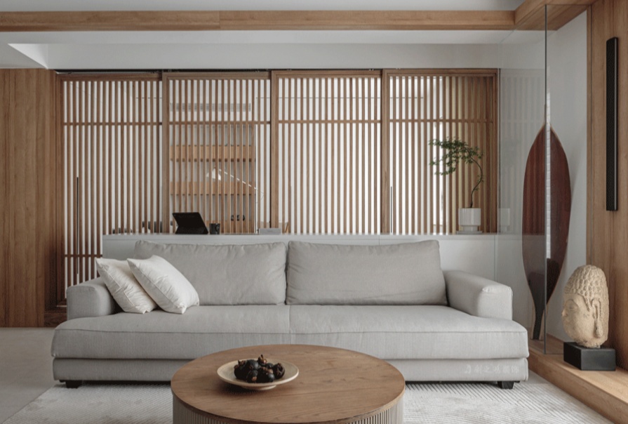 綠城·柳岸曉風(fēng)100㎡原木風(fēng)格兩居室裝修案例