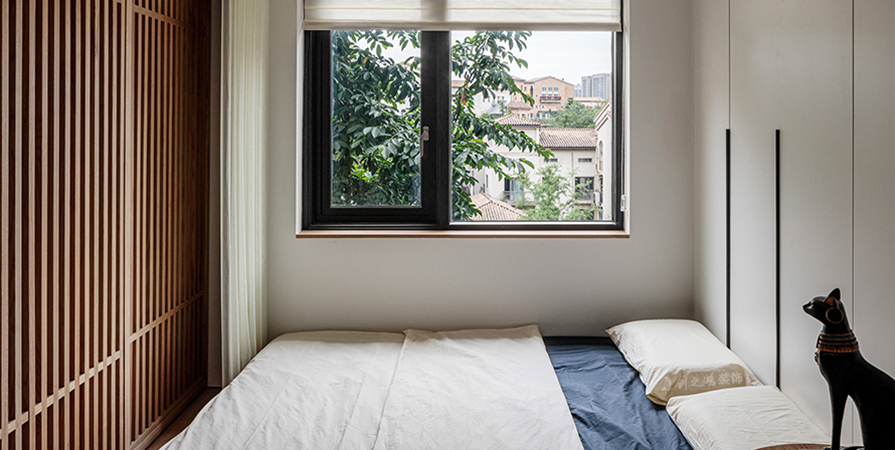 綠城·柳岸曉風(fēng)100㎡原木風(fēng)格兩居室裝修案例