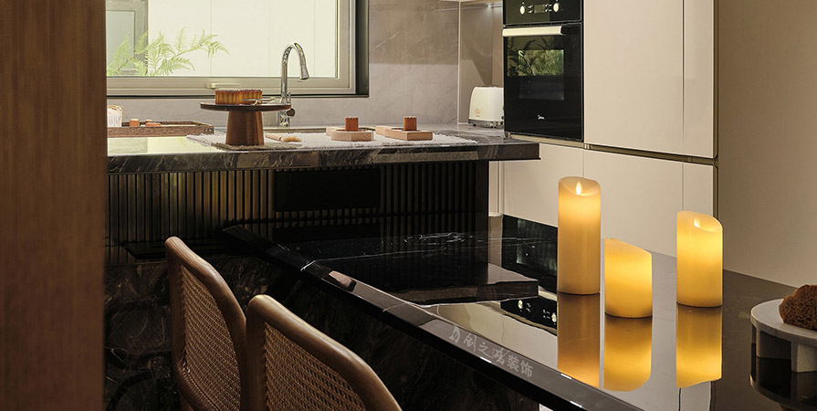 金地·青云玖璋143㎡原木風格三居室裝修案例