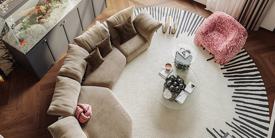 靜海秋實園300㎡法式風格別墅裝修案例