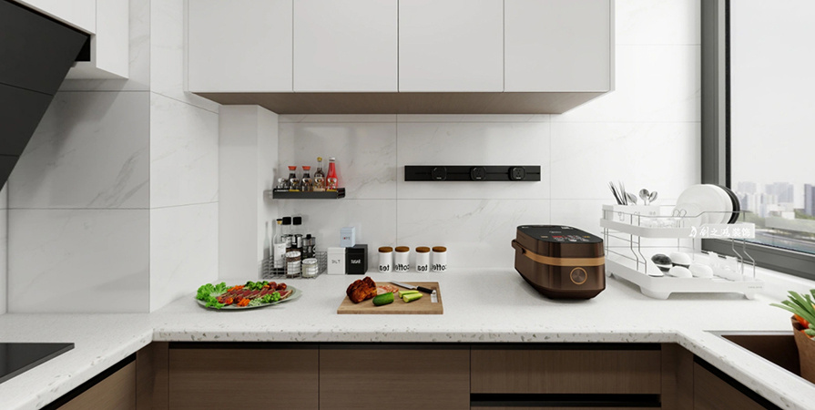 西派國印118㎡新中式風格三居室裝修案例