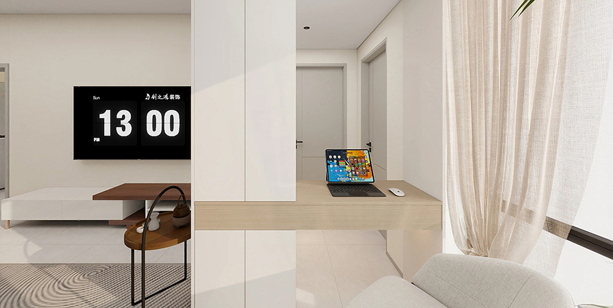 金德園88㎡現(xiàn)代風(fēng)格兩居室老房改造案例