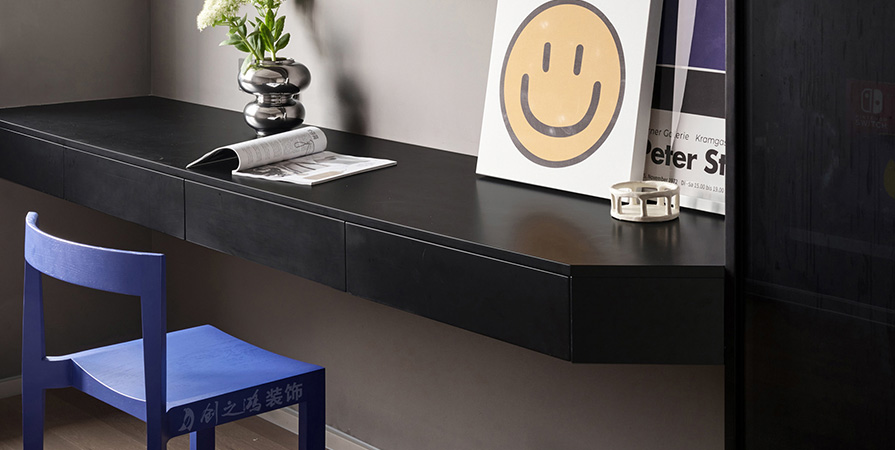 金地萬悅城95㎡現(xiàn)代風(fēng)格三居室裝修案例