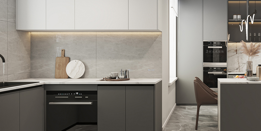 復(fù)地悅城花園145㎡輕奢風(fēng)格四居室裝修案例