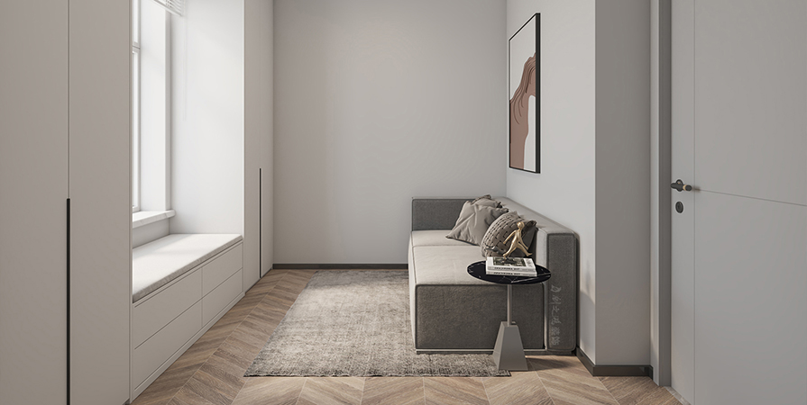 復(fù)地悅城花園145㎡輕奢風(fēng)格四居室裝修案例