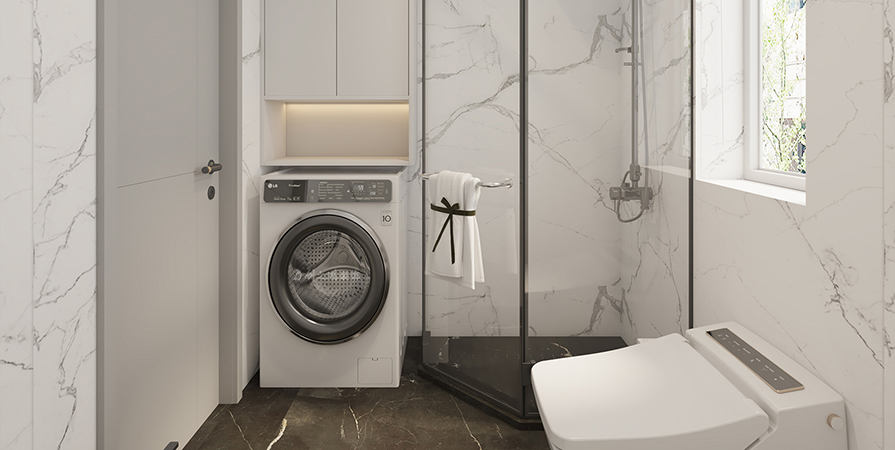 復(fù)地悅城花園145㎡輕奢風(fēng)格四居室裝修案例