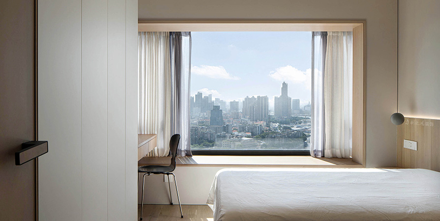 金地·兿華里94㎡極簡風格三居室裝修案例