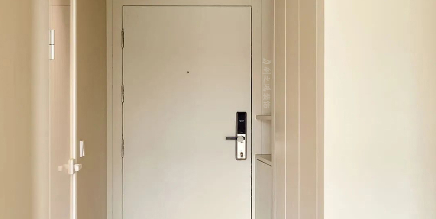 金地萬悅城77㎡奶油風(fēng)格兩居室裝修案例