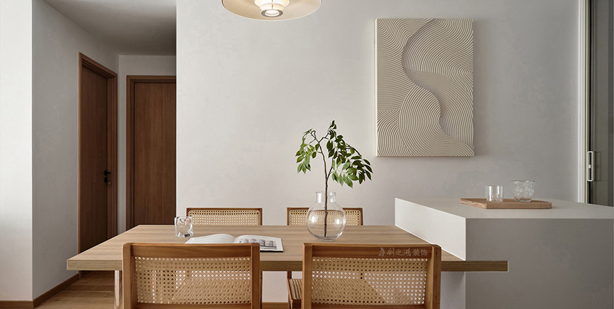 鵬飛·南開學苑78㎡原木風格兩居室裝修案例