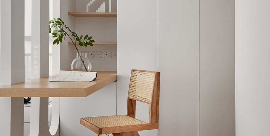 鵬飛·南開學苑78㎡原木風格兩居室裝修案例