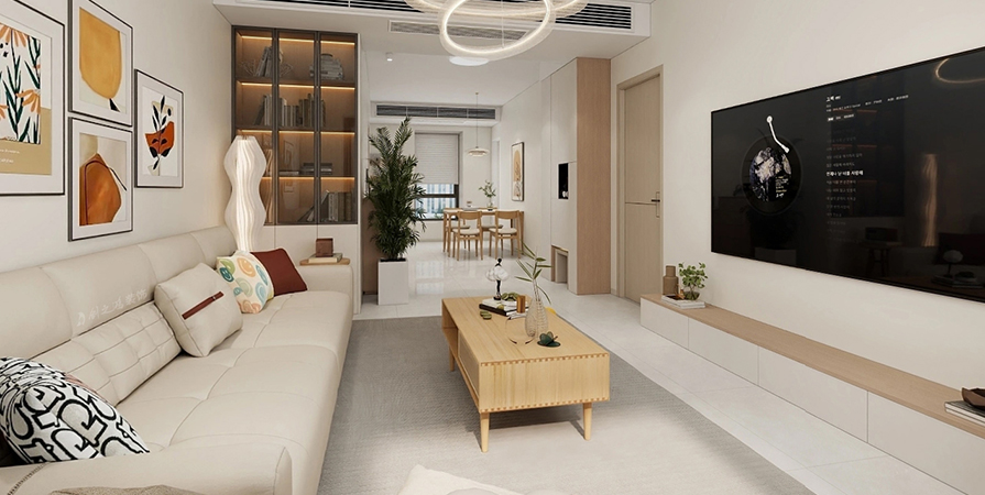 靜德花園118㎡現(xiàn)代風(fēng)格兩居室原創(chuàng)案例