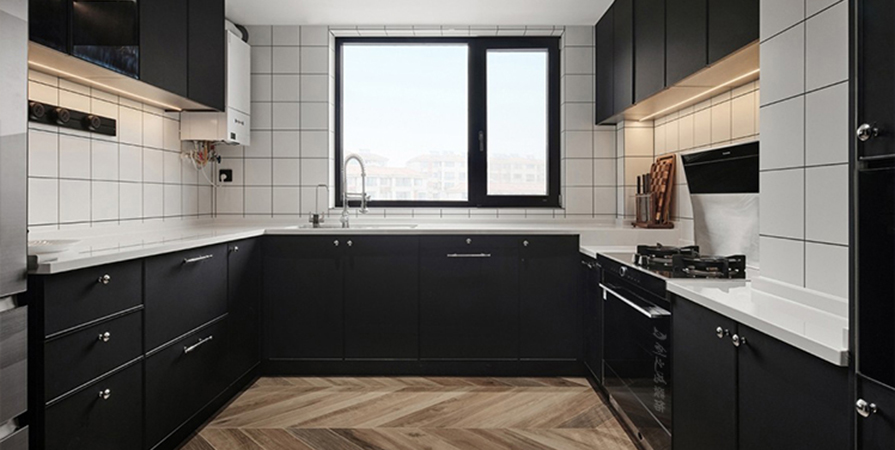 中交·城東春曉100㎡法式風(fēng)格三居室裝修案例