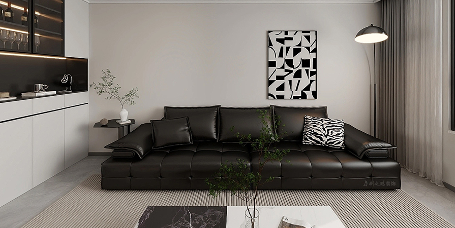 水西園147㎡現(xiàn)代風格三居室原創(chuàng)案例