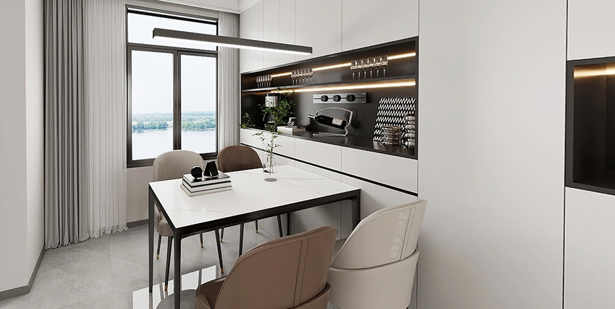 水西園147㎡現(xiàn)代風格三居室原創(chuàng)案例