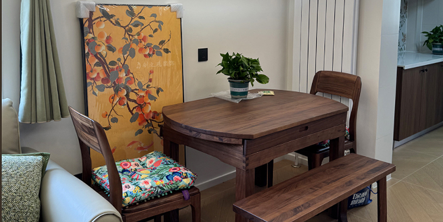 風(fēng)屏公寓86㎡中古風(fēng)格兩居室原創(chuàng)案例