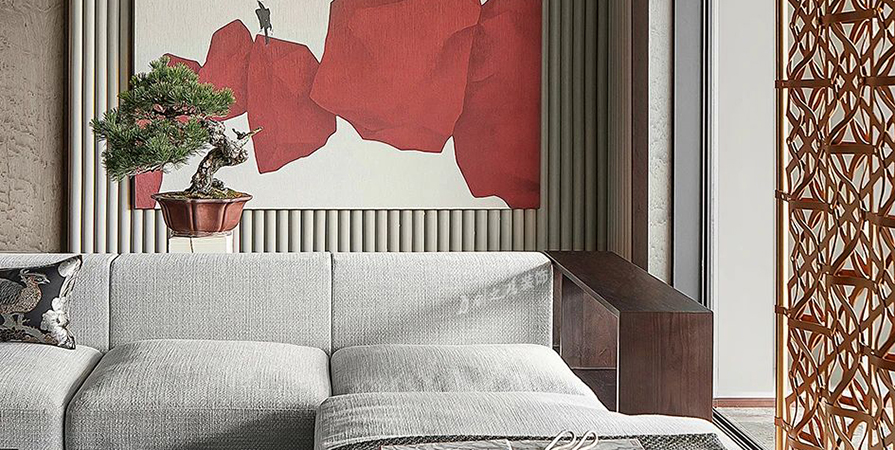 綠城水西雲(yún)廬193㎡新中式風(fēng)格三居室裝修案例