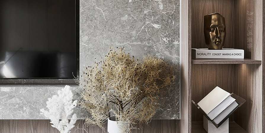 成發(fā)馨苑92㎡意式極簡風格復式裝修案例