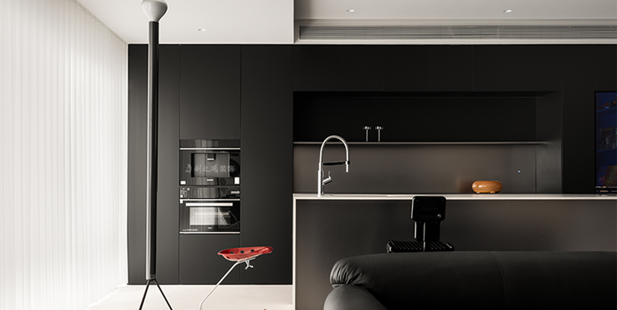 花語瀾廷139㎡極簡風格三居室裝修案例