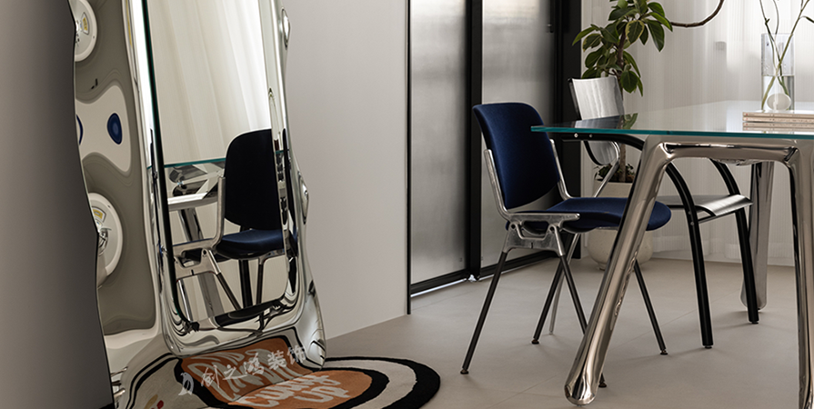 花語瀾廷139㎡極簡風格三居室裝修案例