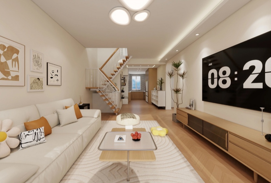 水西園82㎡原木風(fēng)格兩居室原創(chuàng)案例