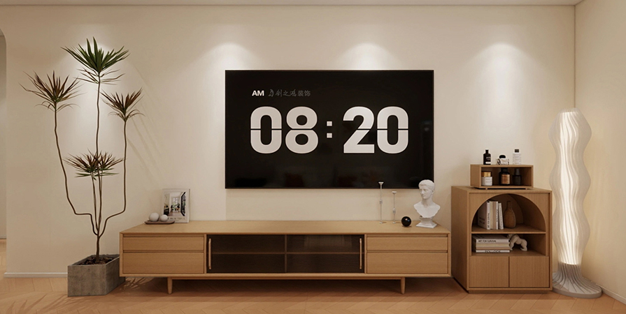 水西園82㎡原木風(fēng)格兩居室原創(chuàng)案例