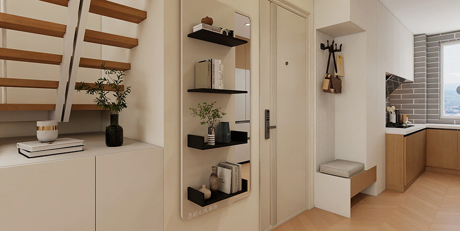 水西園82㎡原木風(fēng)格兩居室原創(chuàng)案例