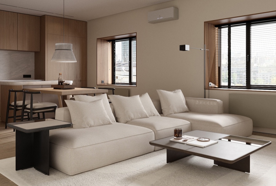 城東春曉87㎡原木風(fēng)格兩居室裝修案例